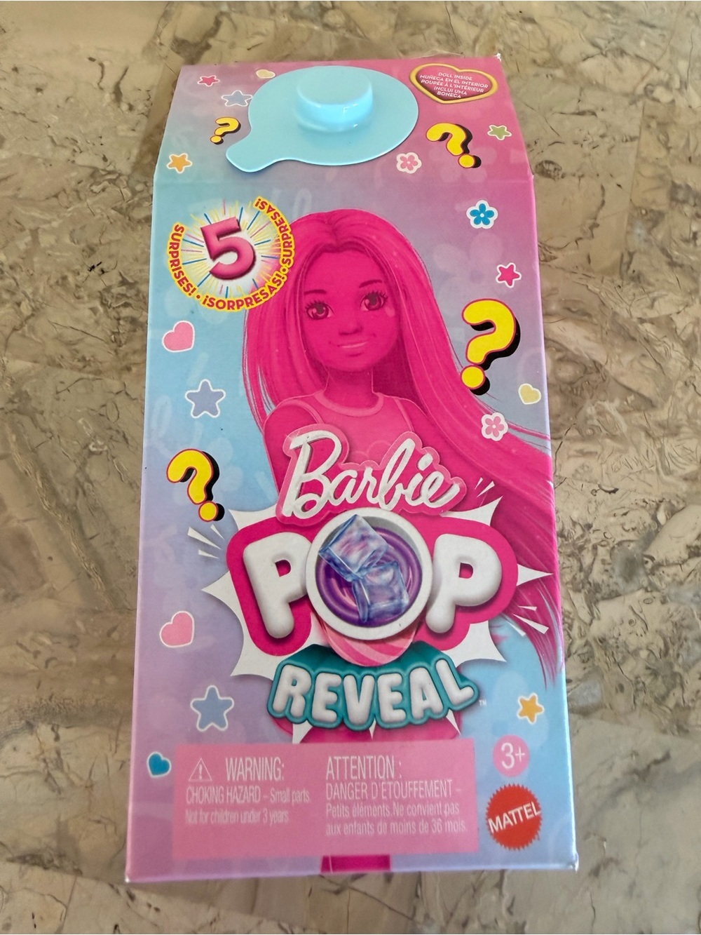 Barbie Pop Reveal Scented Doll Series - Drink Carton Unboxing Surprise Toy NIB